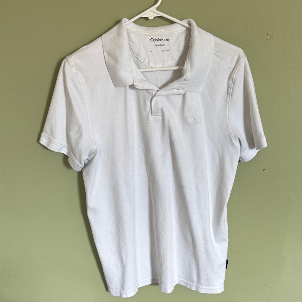 Calvin Klein Classic White Polo Shirt